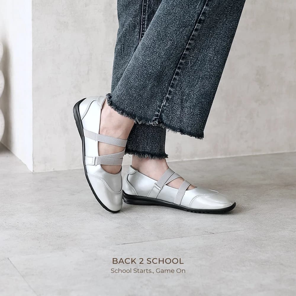 Naura Sepatu Ballerina Sneakers Speedcat Slip On Wanita