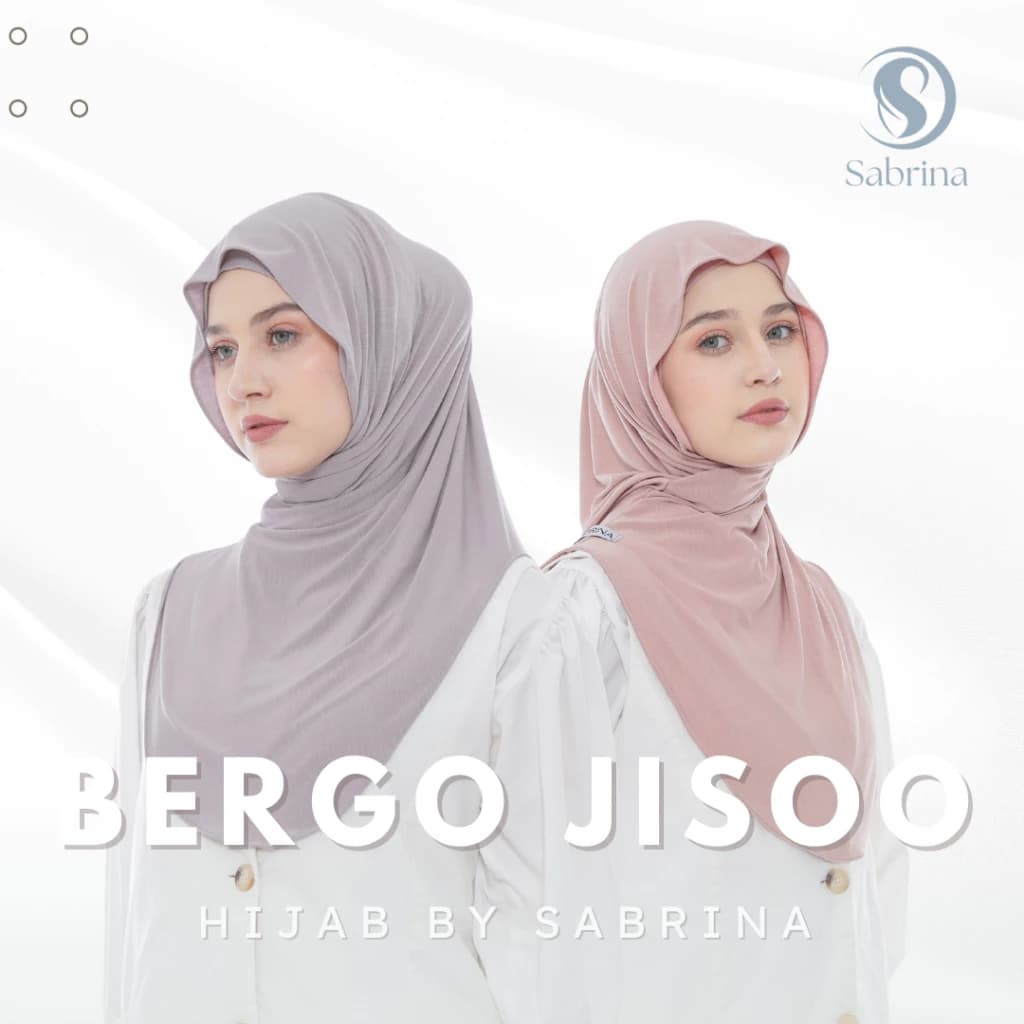 BERGO JISOO MLEYOT RAYON COOLTECH / HIJAB INSTAN MELEYOT TENCEL  4.8  8,2RB penilaian