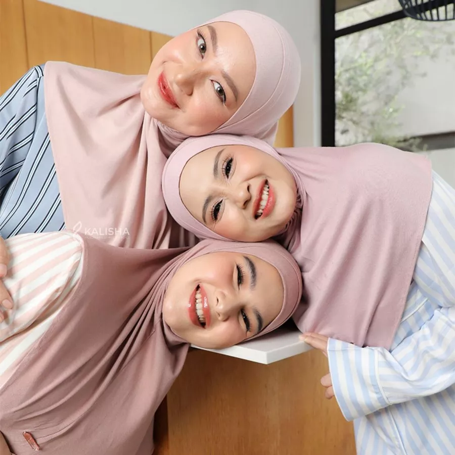 Vanya Jilbab Instan Ukuran M Bahan Viscose Rayon