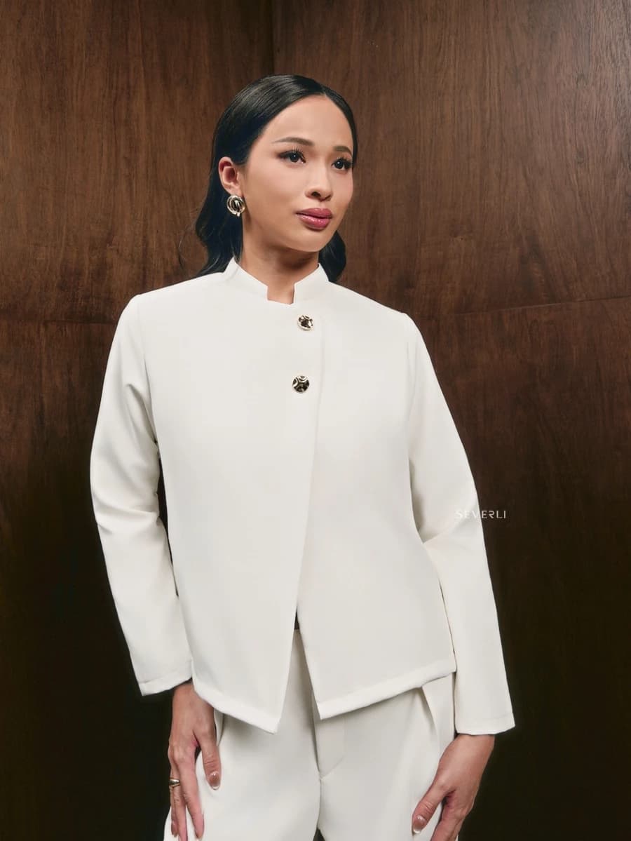 Severli EMMA Blazer Wanita | Blazer Formal Kasual Wanita Lengan Panjang | Blazer Wanita Korean Style