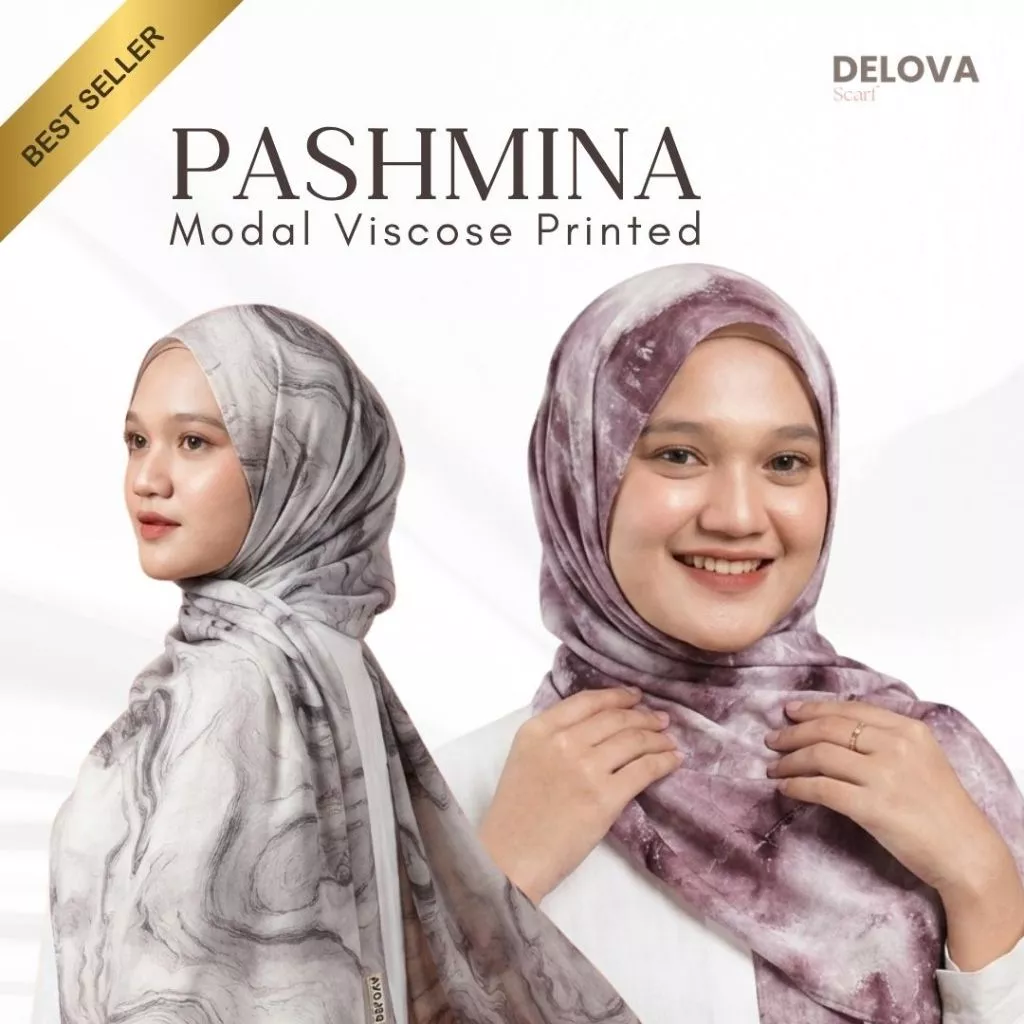 Pashmina Viscose Printed Modal Pashmina Hijab Shawl Premium